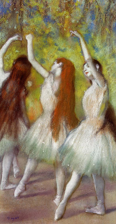 Dancers in Green Edgar Degas